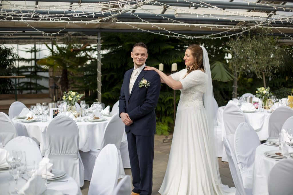 Hochzeit Stephanie und Claudius in Filderstadt und im Biodom Esslingen