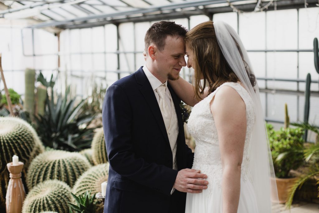 Hochzeit Stephanie und Claudius in Filderstadt und im Biodom Esslingen