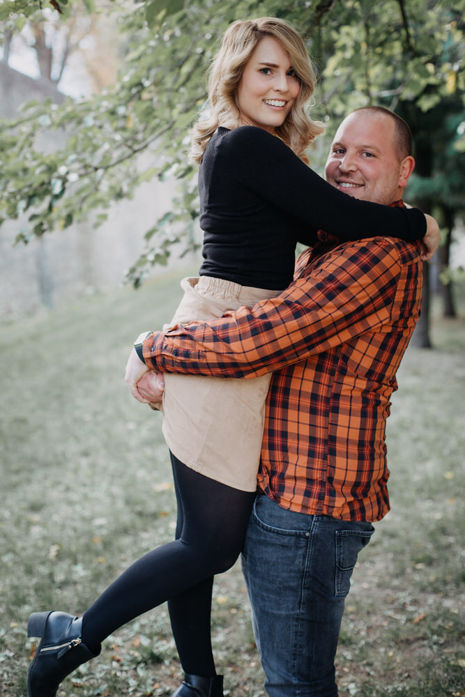 Engagement Fotoshooing in Würzburg auf der Festung Marienberg