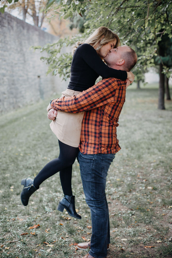 Engagement Fotoshooing in Würzburg auf der Festung Marienberg