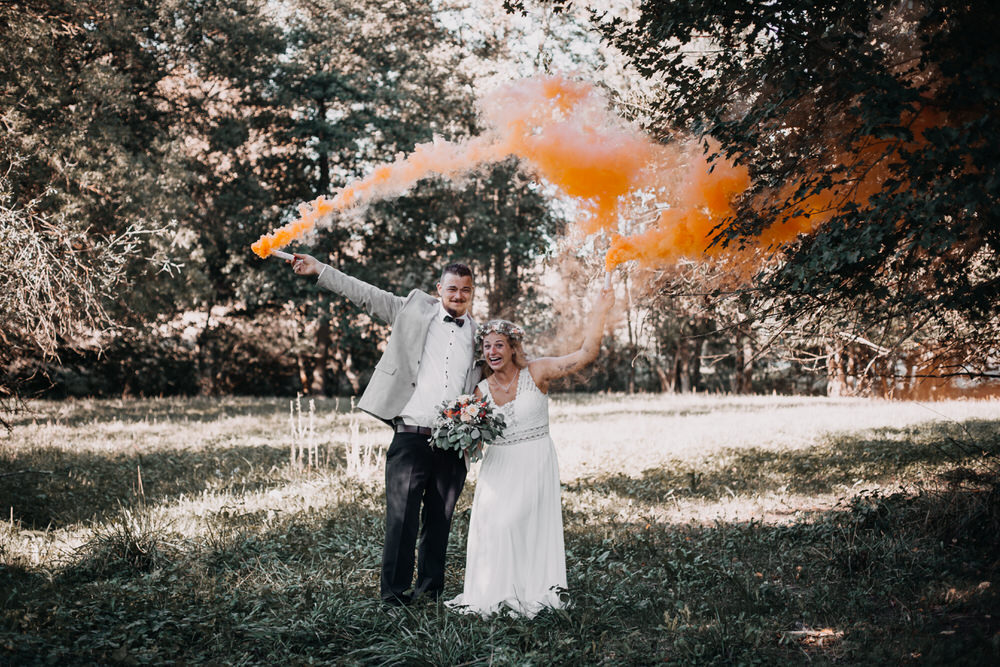 Hochzeit in Creglingen und Hochzeitsfeier in der Uhlenmühle in Aub