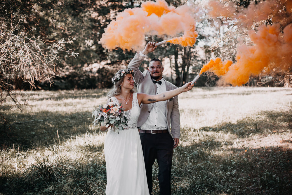 Hochzeit in Creglingen und Hochzeitsfeier in der Uhlenmühle in Aub