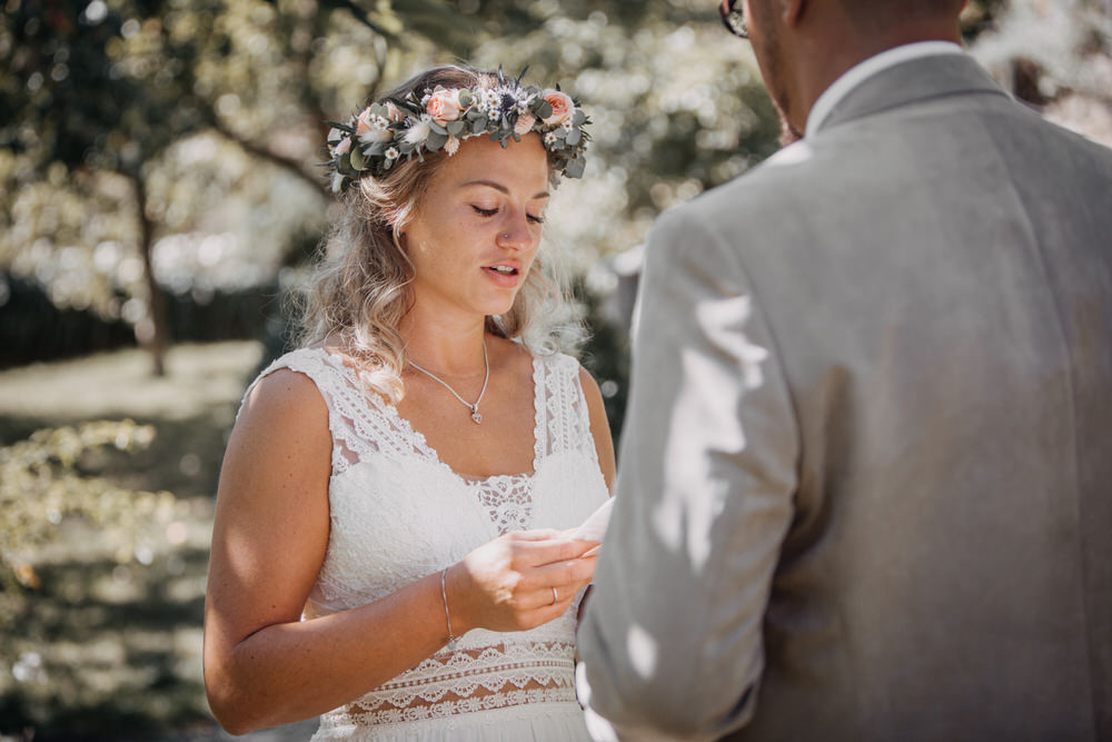 Hochzeit in Creglingen und Hochzeitsfeier in der Uhlenmühle in Aub