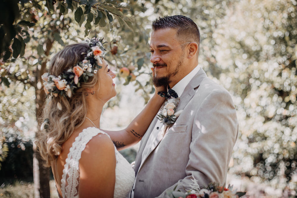 Hochzeit in Creglingen und Hochzeitsfeier in der Uhlenmühle in Aub