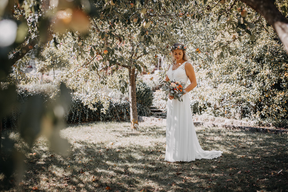 Hochzeit in Creglingen und Hochzeitsfeier in der Uhlenmühle in Aub