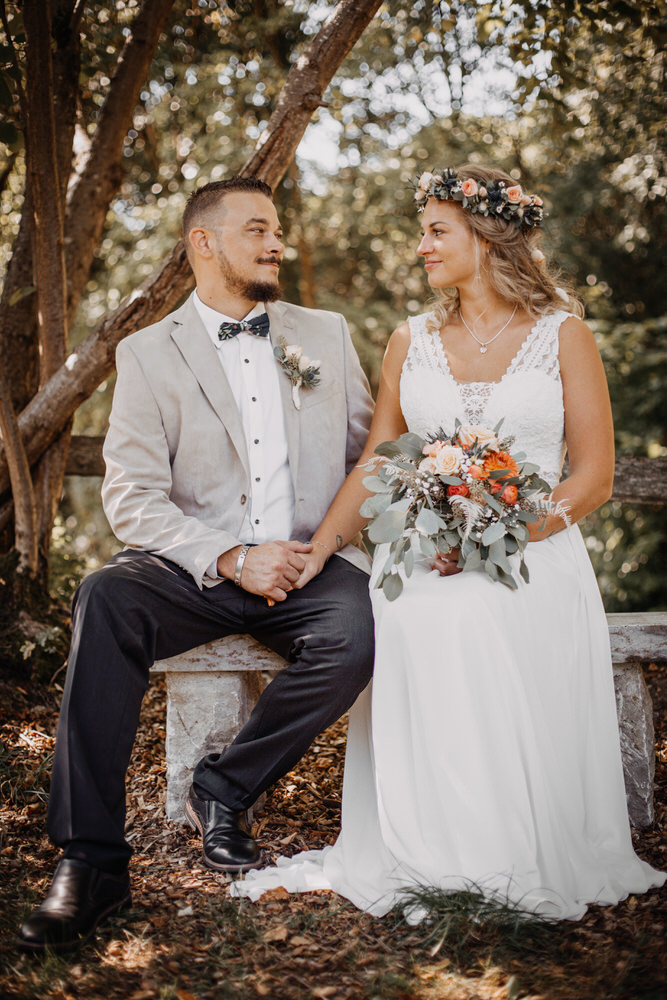 Hochzeit in Creglingen und Hochzeitsfeier in der Uhlenmühle in Aub