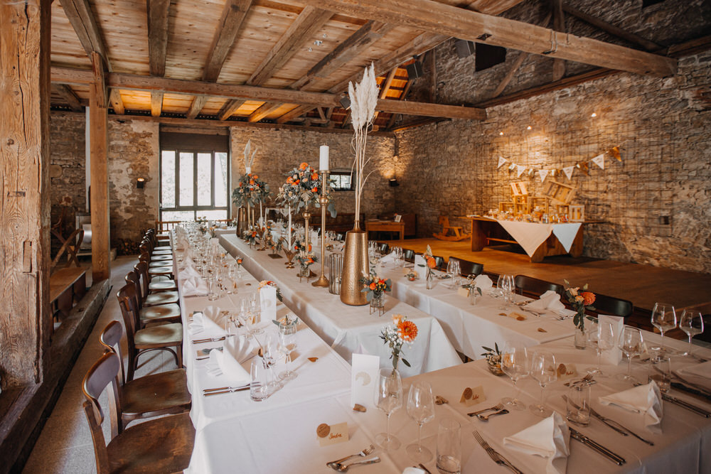 Hochzeit in Creglingen und Hochzeitsfeier in der Uhlenmühle in Aub