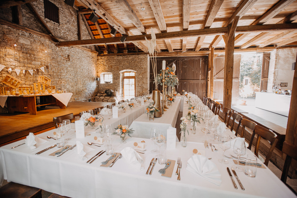 Hochzeit in Creglingen und Hochzeitsfeier in der Uhlenmühle in Aub